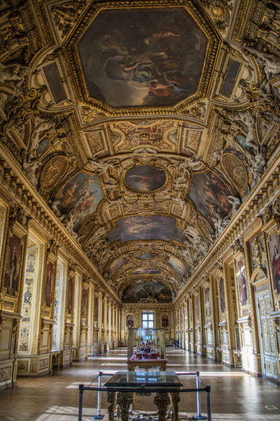 What to see at the Louvre in 2 hours: this incredible art-filled corridor with gold embellishments. 