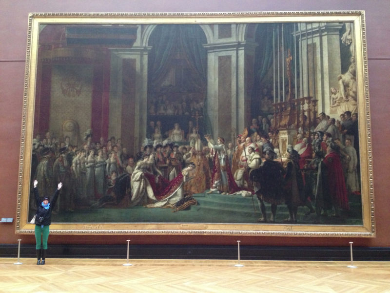 The painting of Napolean's Coronation
