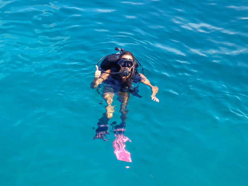 First time scuba diving in the Bahamas!