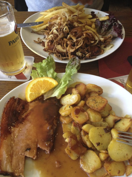 Meat and potatoes are a common dish you'll find in Germany.