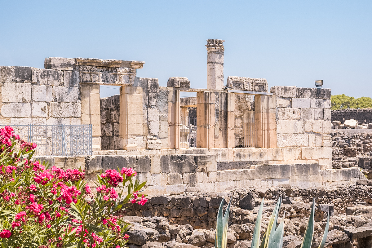 Ancient ruins in Israel: Capernaum ruins date back to the 2nd Century Bce.