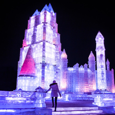 Ice Castle in Harbin, China