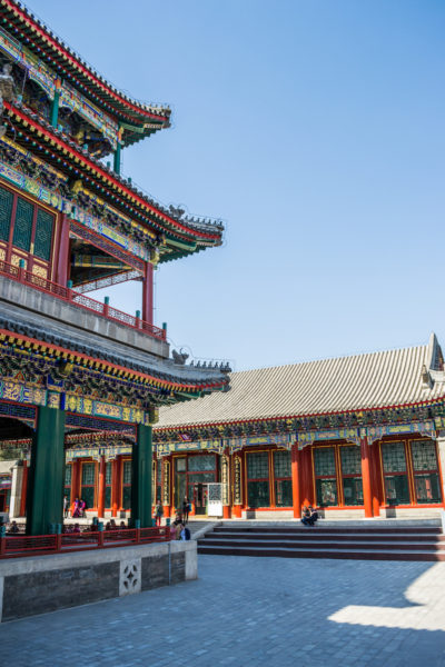 Buildings of the Summer Palace in Beijing.