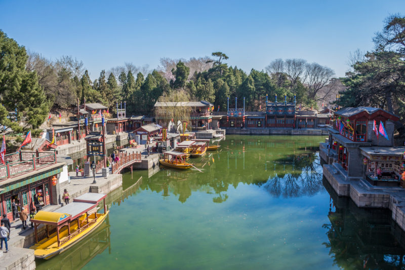 A replica of Suzhou at the Summer Palace.