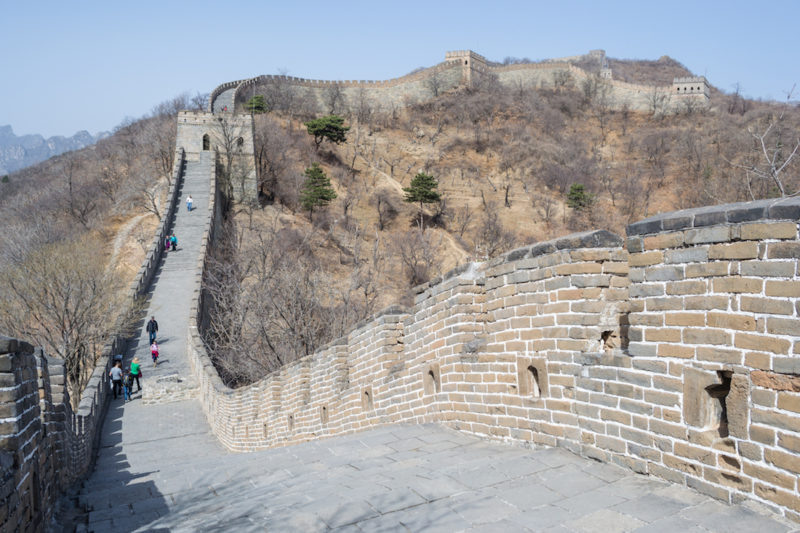 Winter at the Great Wall, Beijing.