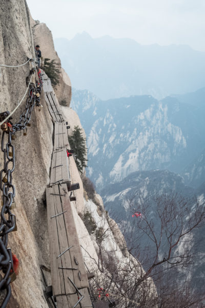 China's most dangerous hiking trail.