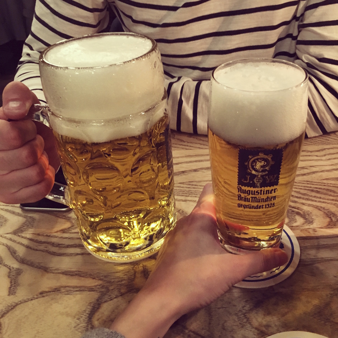 Traditional German beers.