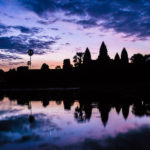 The sunrise at Angkor Wat, Siem Reap.
