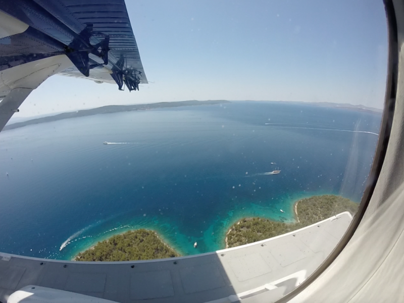 The view from the seaplane