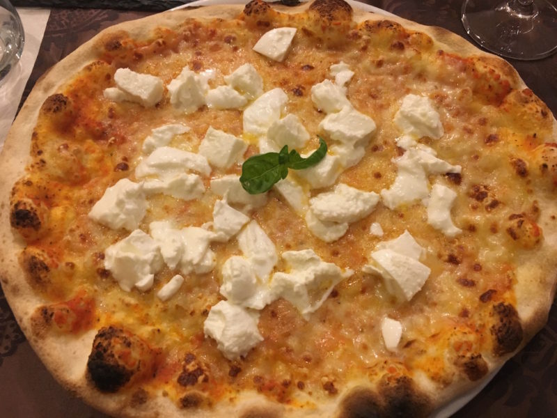 pizza in Italy.