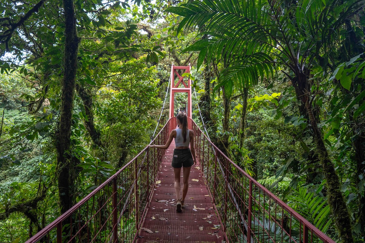 3-days in Costa Rica in the La Fortuna and Monteverde areas.