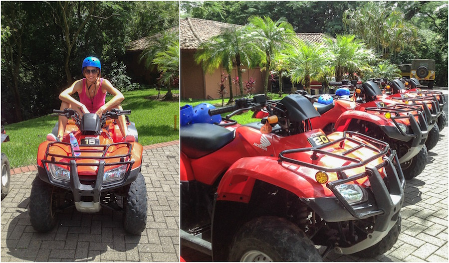 Riding 4-wheelers in Costa Rica.