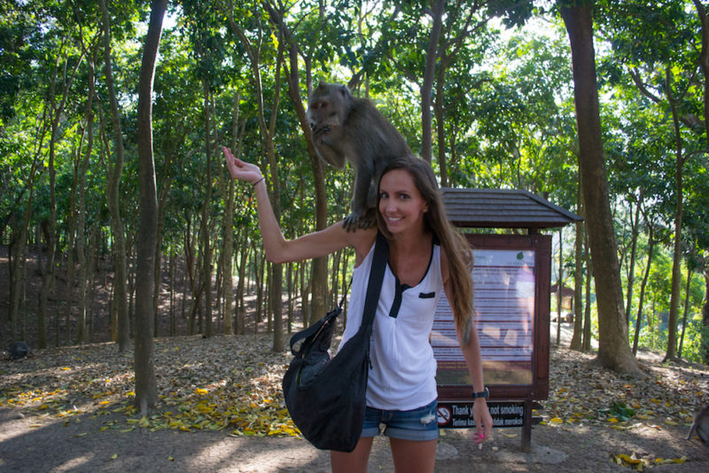 Southeast Asia bucket list: Feed a monkey in Bali.