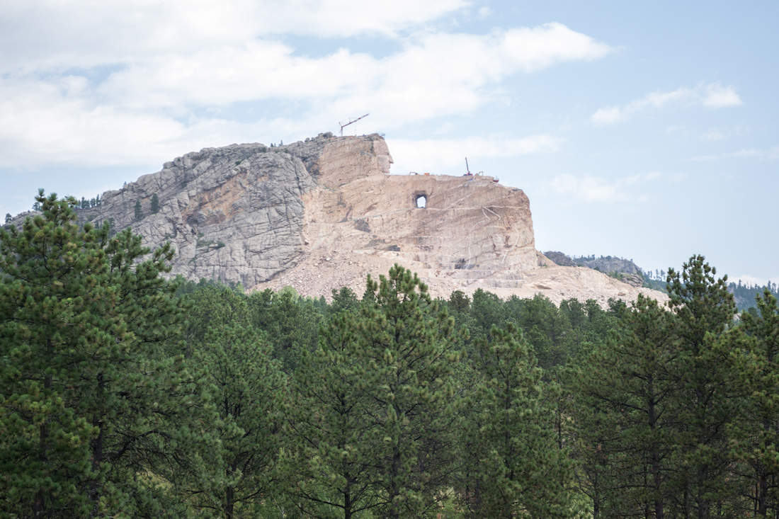 Crazy Horse memorial in the Black hills. 