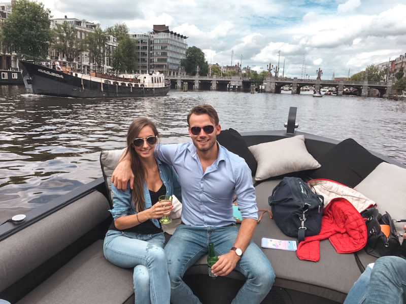 boating in Amsterdam