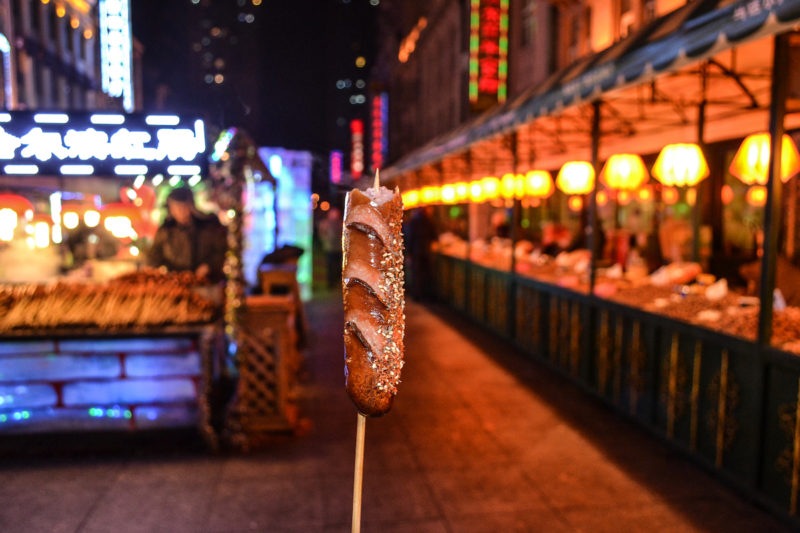 Things to do in Harbin China: eat a Russian sausage!
