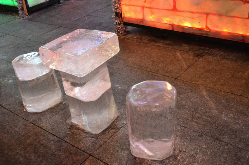 Ice table in Harbin, China.