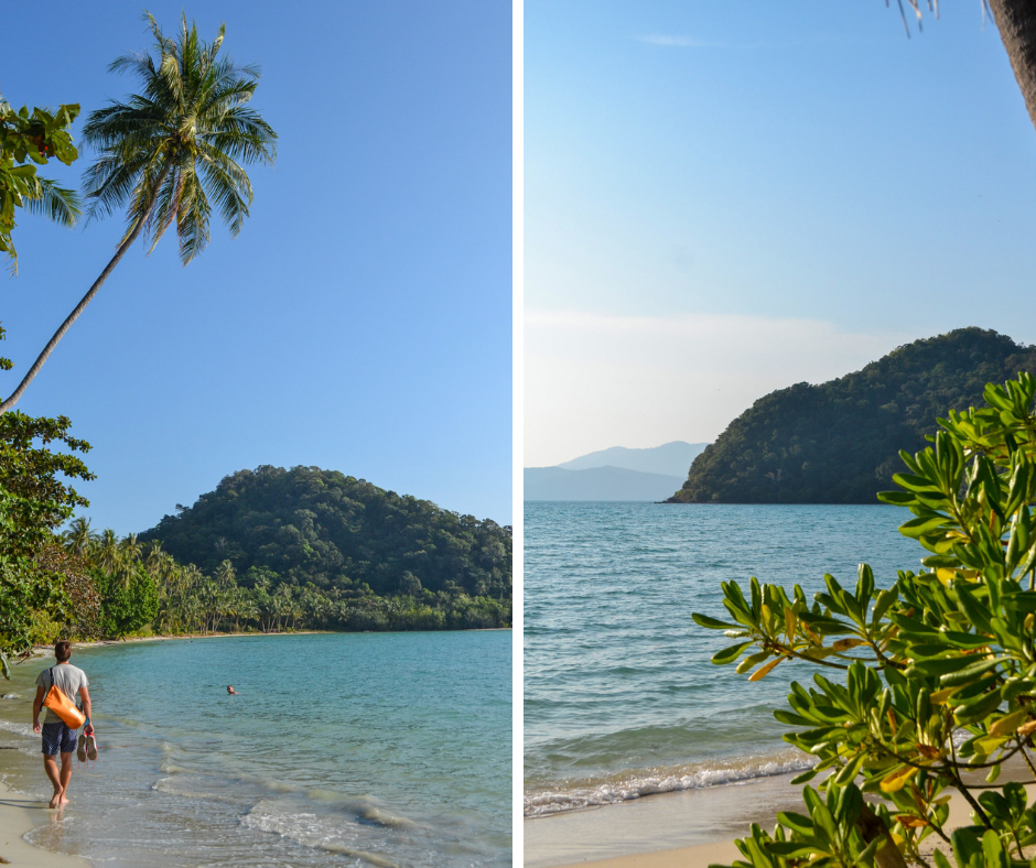 The beaches in Koh Chang, Thailand.