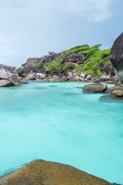 The Samilan Islands are further away to visit, but have some beautiful, turquoise water! 
