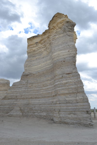 The Monument Rocks in Kansas. 