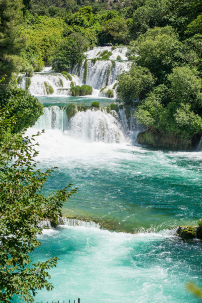 Waterfalls at Krka National Park.