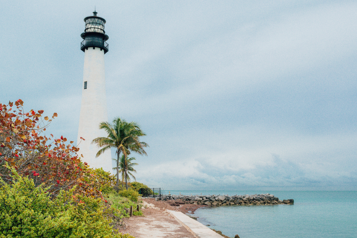 Bill Baggs Cape Florida State Park has a seaside lighthouse that you can go up.
