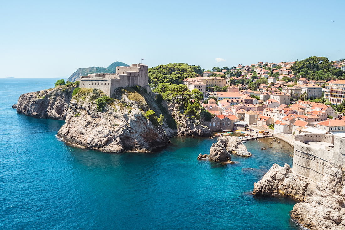 The city of Dubrovnik in Croatia. 