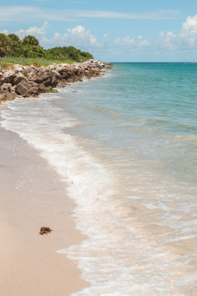 Fort Pierce Inlet has a beautiful beach to lounge on. 