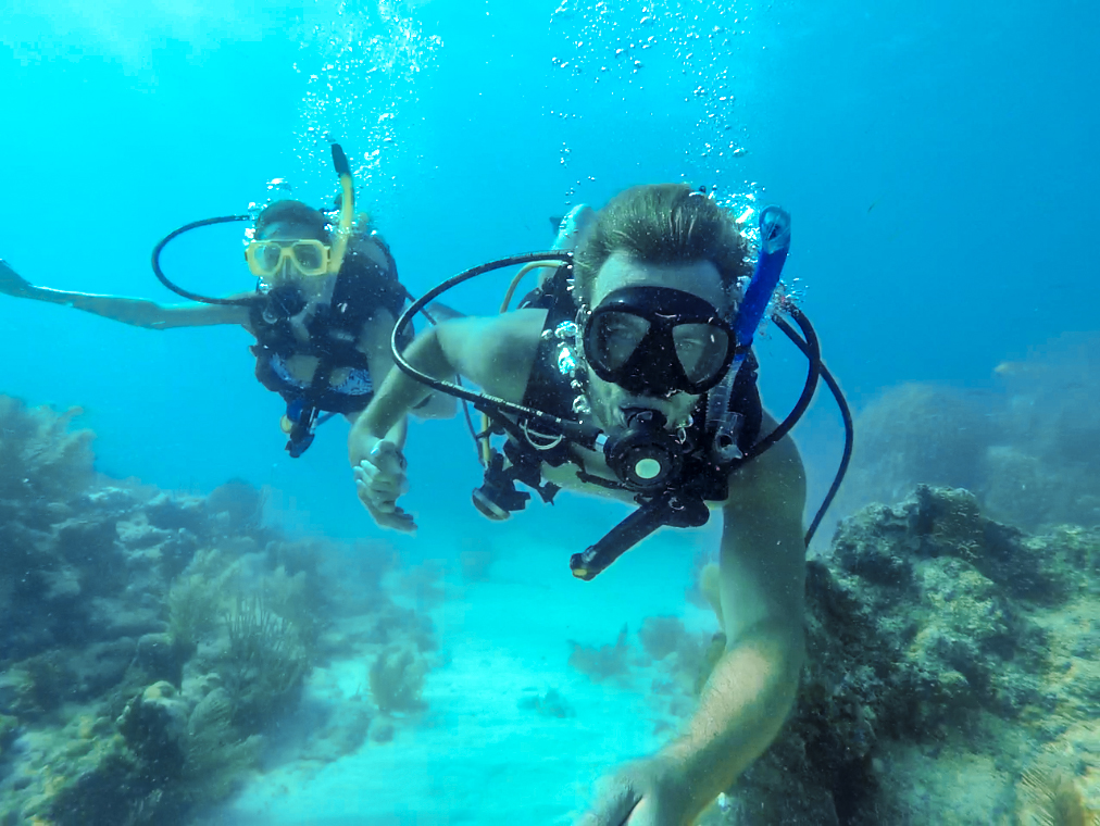 Diving in the Florida Keys--there are some great places to dive!