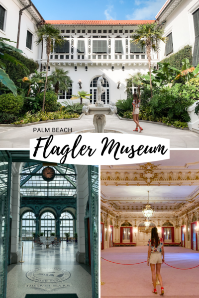 Exploring the Flagler Museum in Palm Beach.