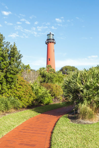 The Jupiter Lighthouse in Palm Beach County.