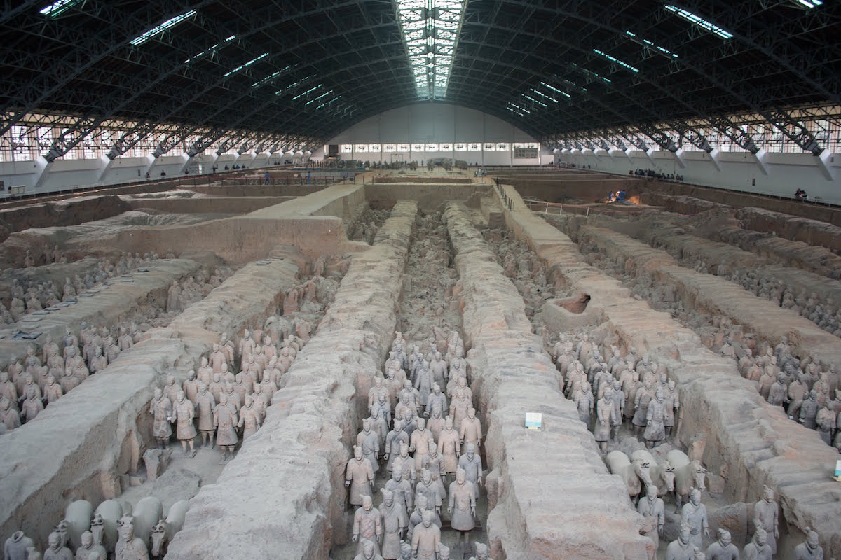 The Terracotta Warriors in Xi'an, China are one of China's top landmarks!