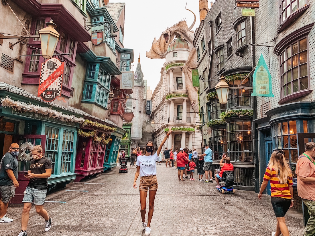 Bucket list ideas: go to a theme park like Universal studios Harry Potter world!