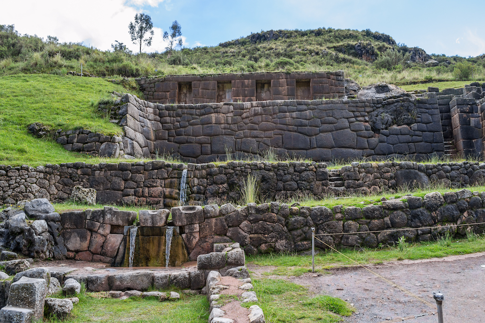 The ruins at Tambomachay in Cusco, Peru.