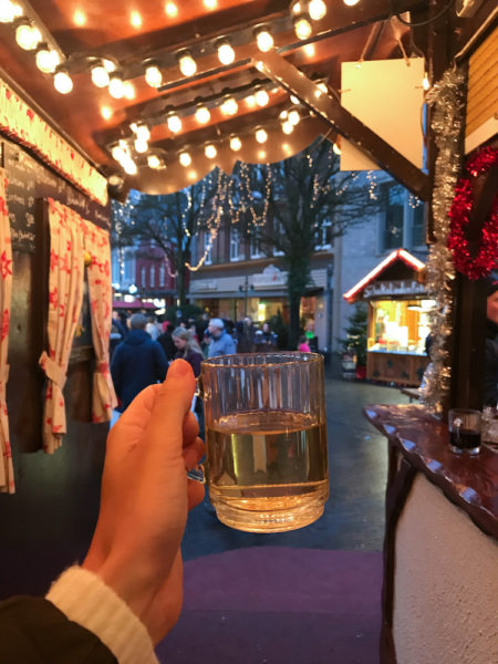 One of the drinks you must try at the European Christmas markets: glühwein!