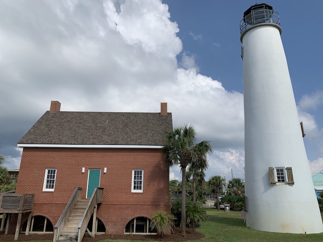 The lighthouse on St. George Island in the Florida panhandle.