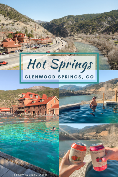 Visiting the hot springs in Glenwood Springs, Colorado on a weekend getaway.