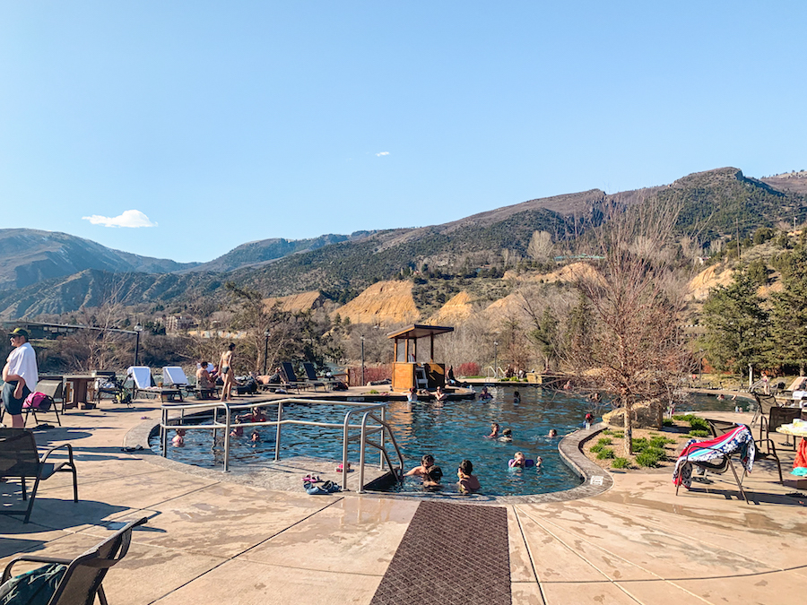 The adult pool at Iron Mountain.