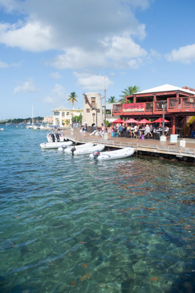 The Christiansted Harbor in St. Croix.