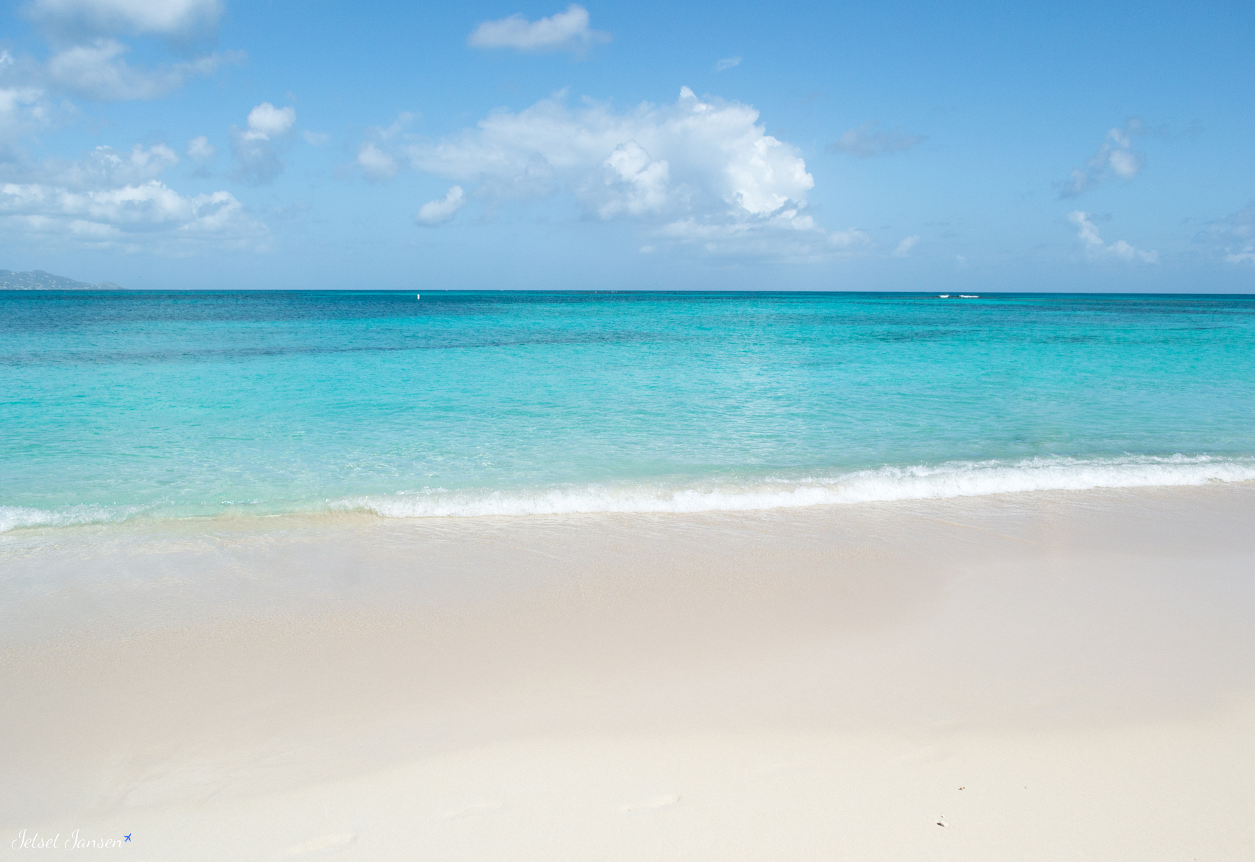 The turquoise water at Turtle Beach, St. Croix in the Caribbean.