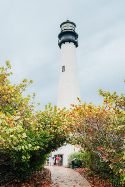 The lighthouse at Bill Baggs Cape State Park.