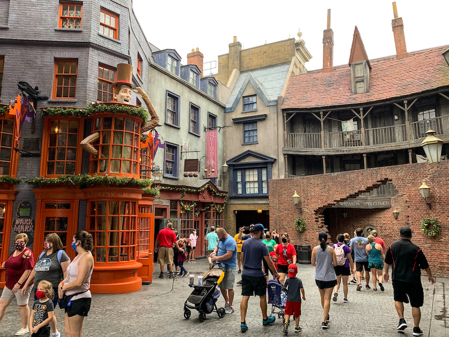 The Wizarding World of Harry Potter at Diagon Alley in Universal Studios in Orlando.
