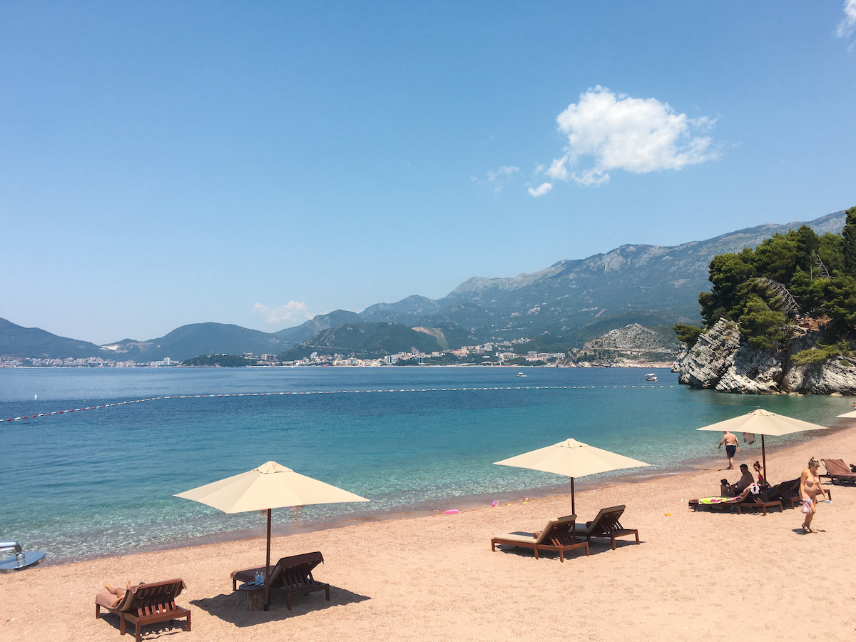Taking a Montenegro road trip led us to the coastal area of Sveti Stefan, a private island with a resort on it.