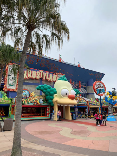 Krustyland ride at Universal Studios.