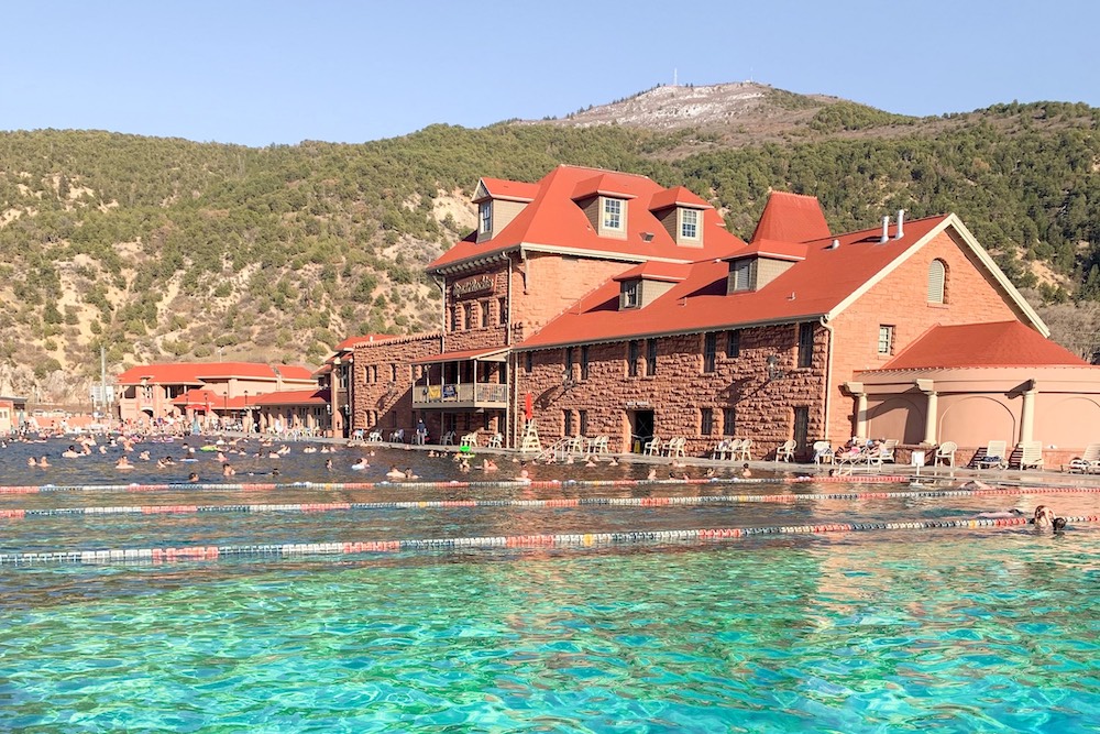 One of the top things to do in Glenwood springs is visit the hot springs. 