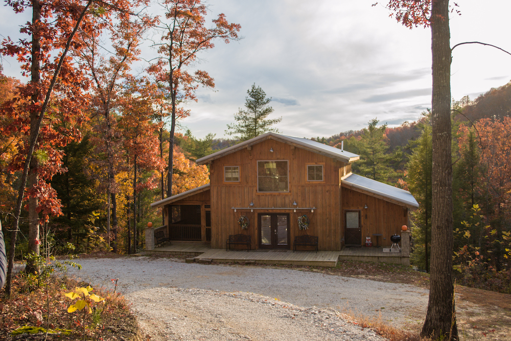 Cliffview cabins at the Red River Gorge.
