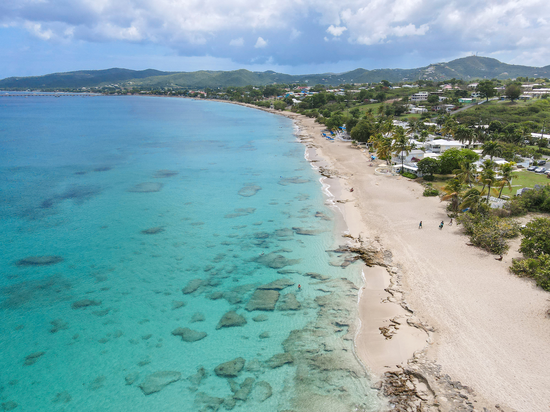 Things to do in St. Croix: hit the beaches like Dorsch Beach.