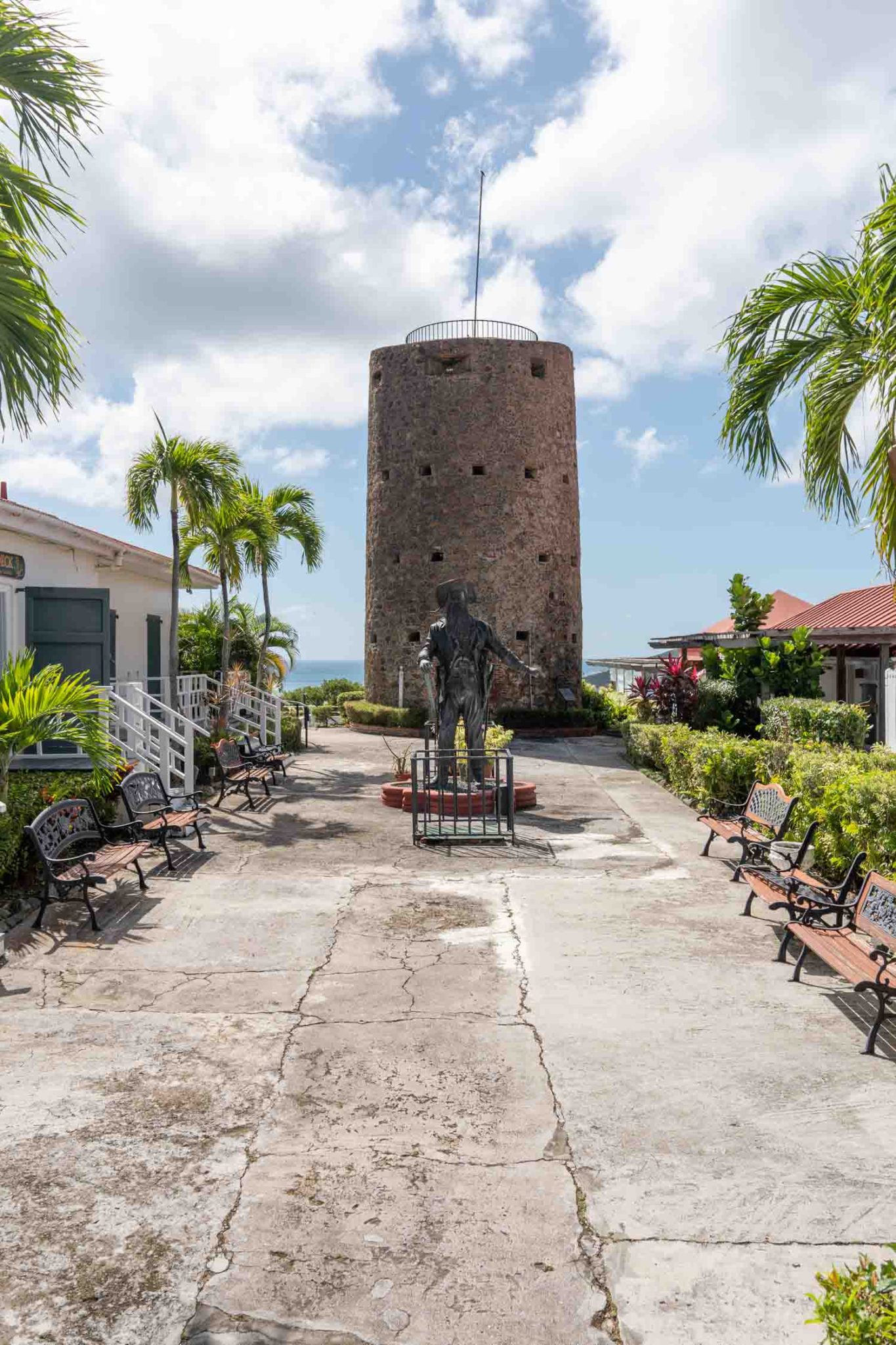 Blackbeard's tower in Charlotte Amalie.