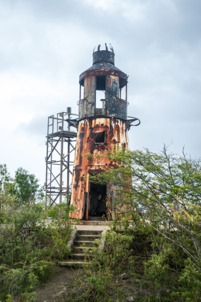 The old lighthouse in St. Croix.