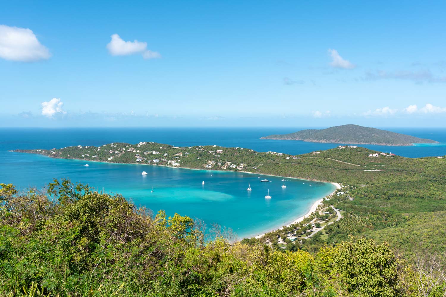 Visiting Magen's Bay is one of the top things to do in St. Thomas.